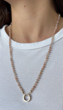 Load image into Gallery viewer, Peach Moonstone Necklace
